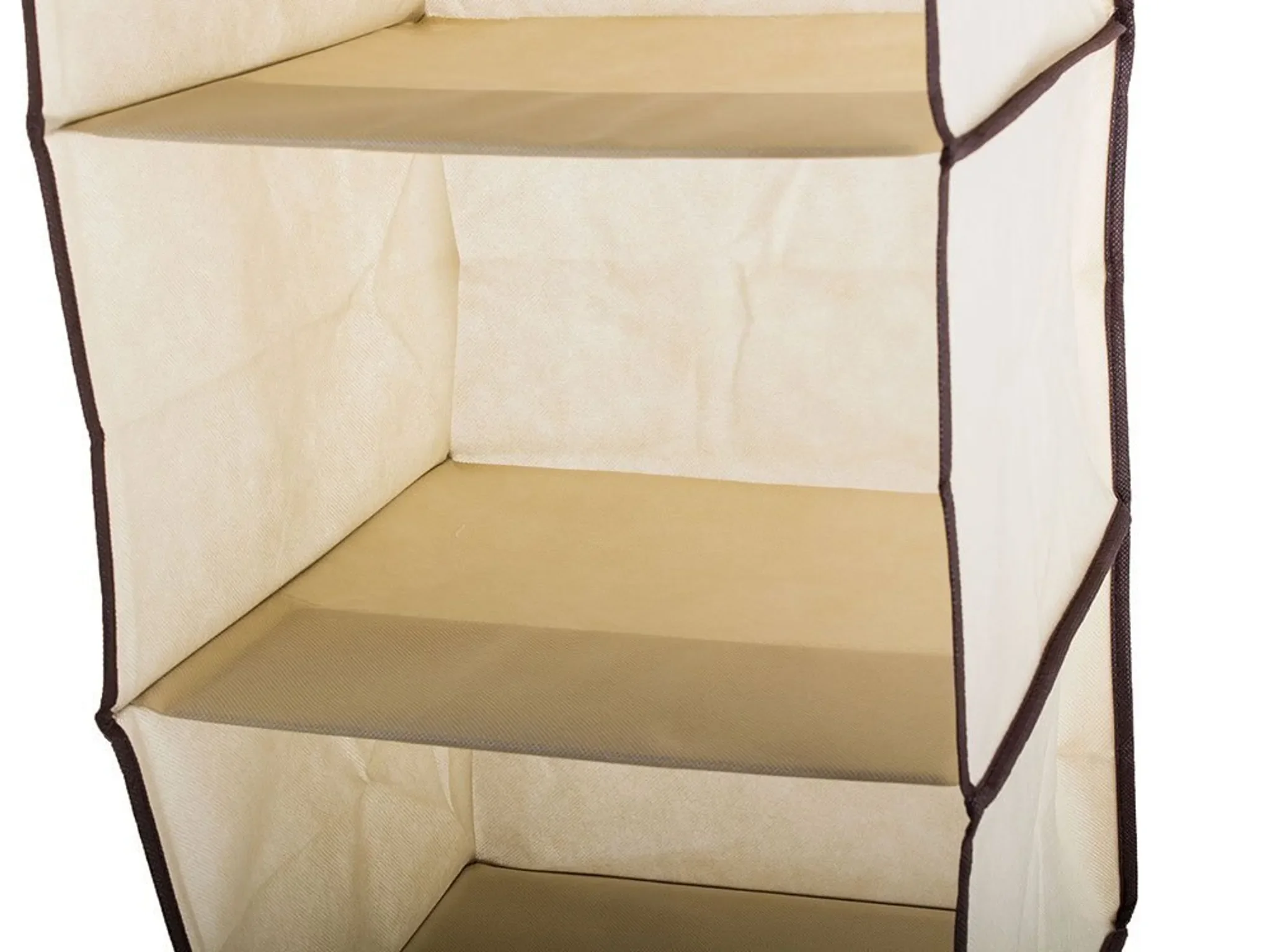 Hängender Schrank-Organizer – 3 Regale, 60 cm, beige